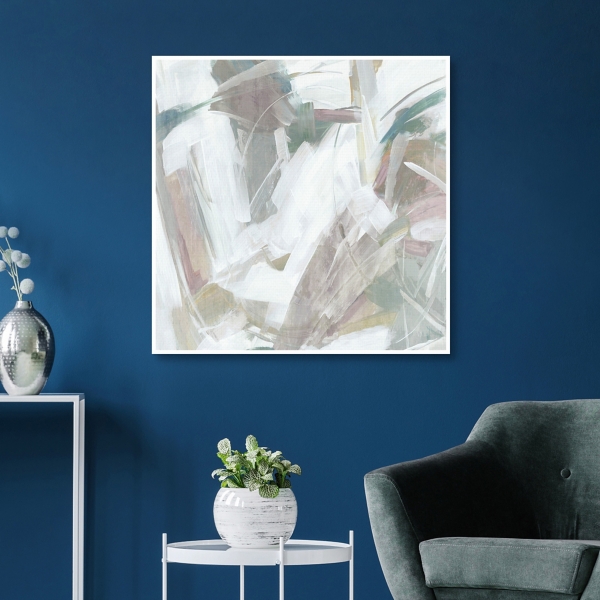 Muted Harmony Framed Canvas Art Print