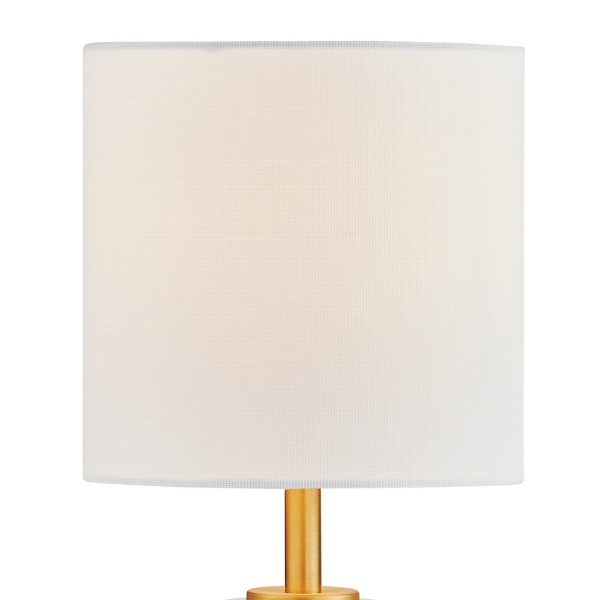 Leah White Marble Mini Lamp