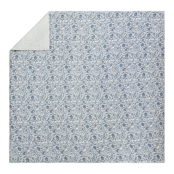 Blue Eden Paisley 3-pc. Full/Queen Quilt Set