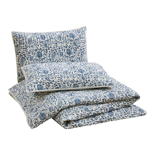 Blue Eden Paisley 3-pc. Full/Queen Quilt Set