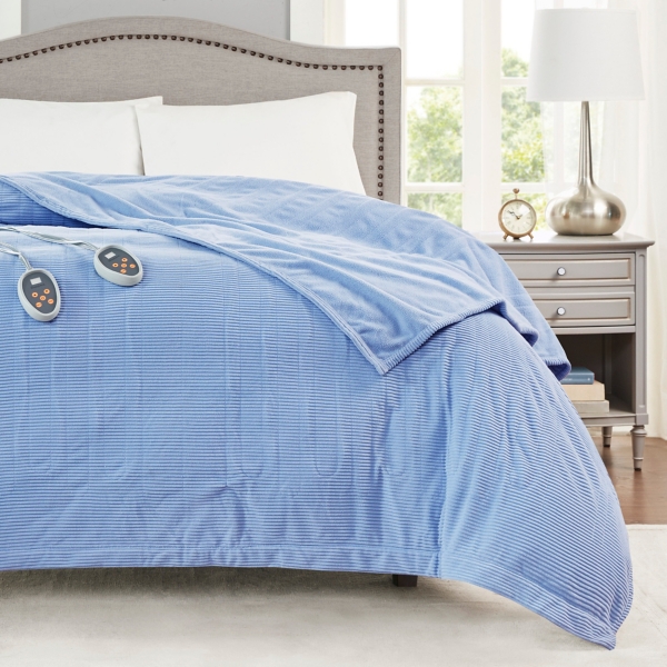 Beautyrest Micro Fleece Heated King Blanket - Thumbnail 5