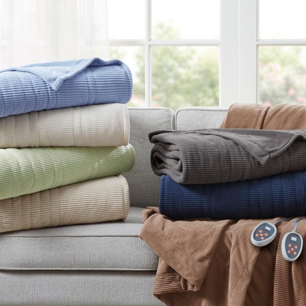 Beautyrest Micro Fleece Heated King Blanket