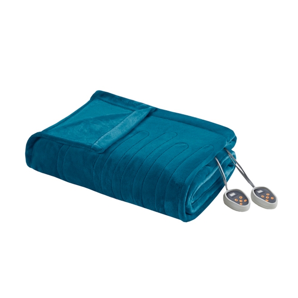 Beautyrest Plush Heated Twin Blanket