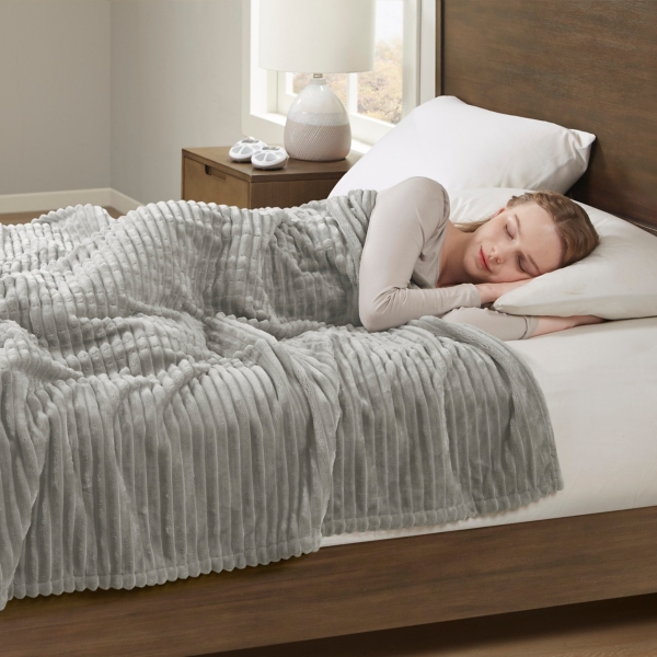 Serta Corded Plush Heated Full Blanket
