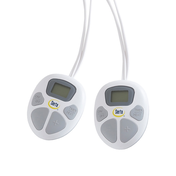 Serta Red Fleece & Sherpa Heated Full Blanket