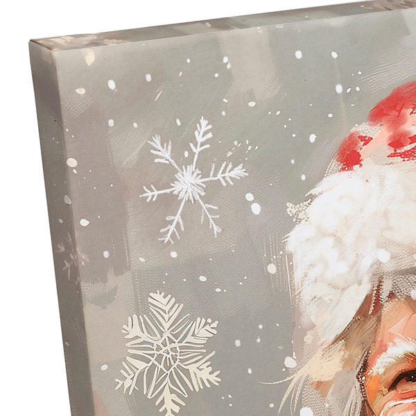 Happy Santa Canvas Art Print