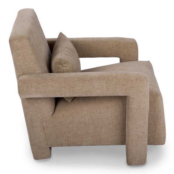 Oat Kinsley Chenille Upholstered Accent Chair