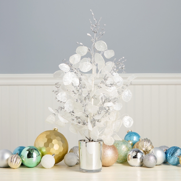 Winter White Frosted Tabletop Tree