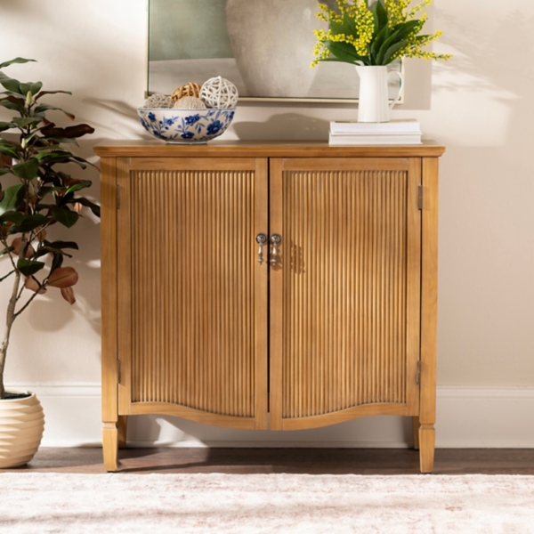 Brown Wood Sienna 2-Door Cabinet | Kirklands Home