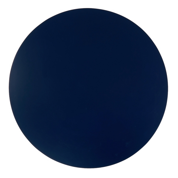 Round Farrah Navy Spindle Side Table