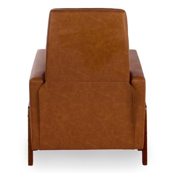 Camel Elliot Faux Leather Recliner