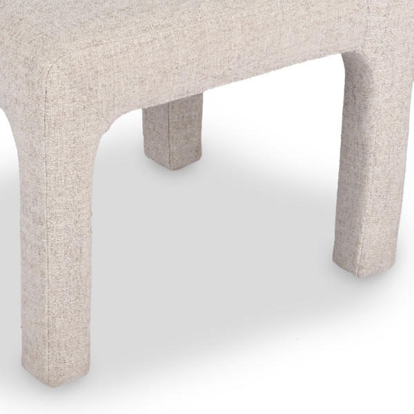 Ivory Silas Upholstered Dining Chairs, Set of 2