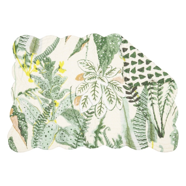 Parson Tropical Leaves Placemats, Set of 6