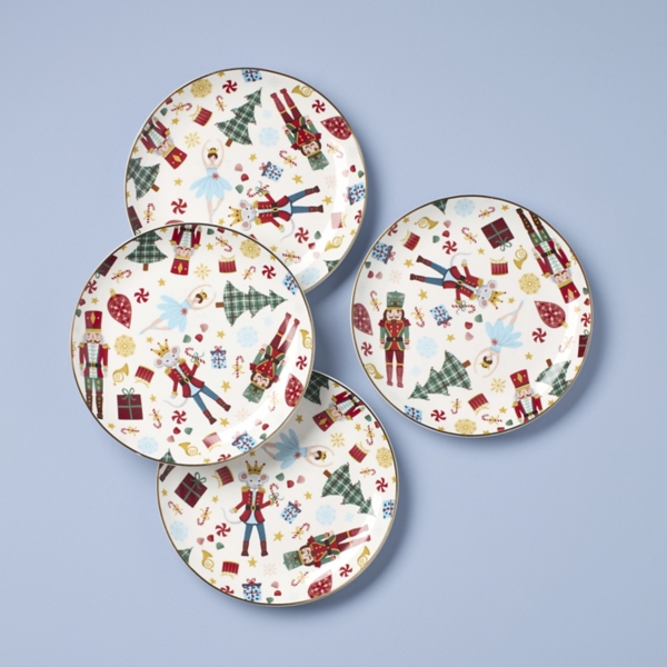 Lenox Nutcracker Ballet Accent Plates, Set of 4