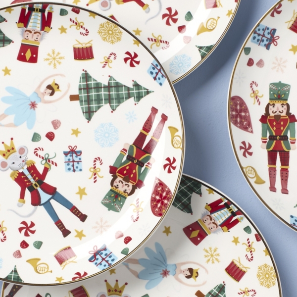 Lenox Nutcracker Ballet Accent Plates, Set of 4