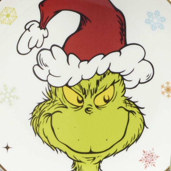 Grinchie Grins Accent Plates, Set of 4