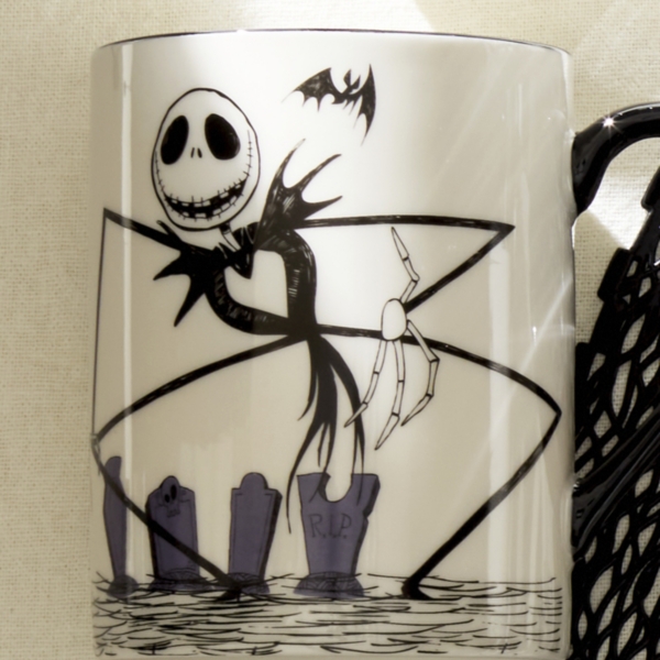 Lenox Nightmare Before Christmas Mugs, Set of 4
