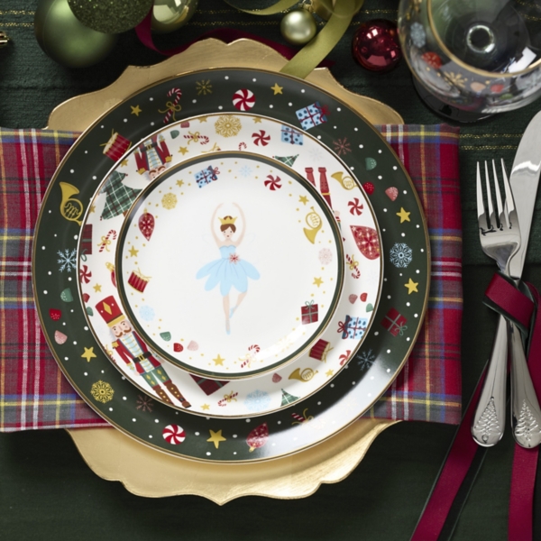 Lenox Nutcracker Ballet Tidbit Plates, Set of 4