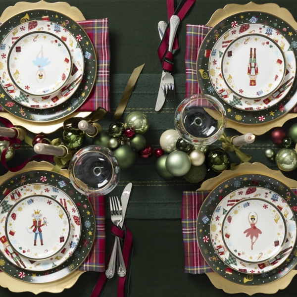 Lenox Nutcracker Ballet Tidbit Plates, Set of 4
