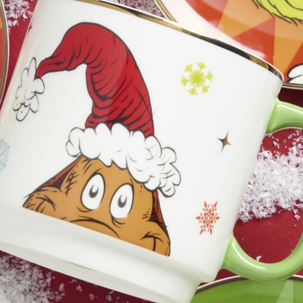 Lenox Merry Grinchmas Stackable Mugs, Set of 4