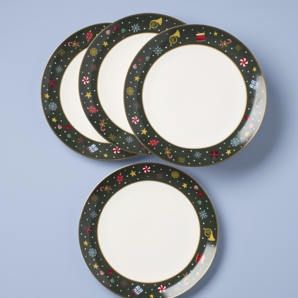 Lenox Nutcracker Ballet Dinner Plates, Set of 4