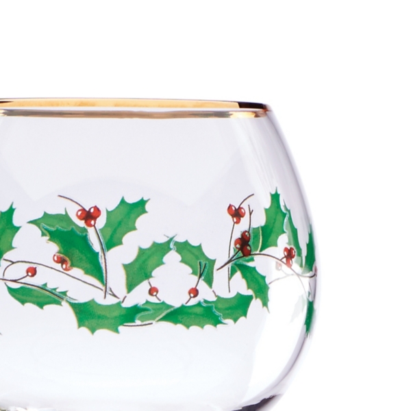 Lenox Holly 4-pc. Balloon Wine Glass Set