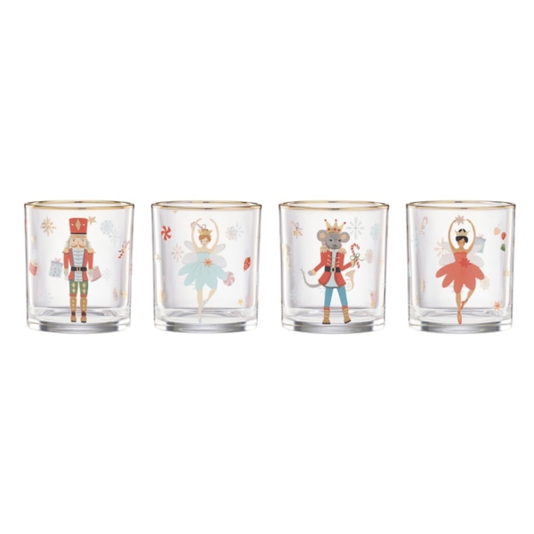 Lenox Nutcracker Ballet 4-pc. Rocks Glass Set