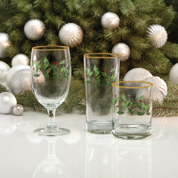 Lenox Holly 4-pc. Highball Glass Set