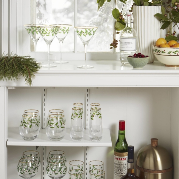 Lenox Holly 4-pc. Highball Glass Set