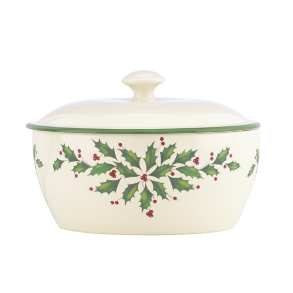 Lenox Holiday Covered Casserole Dish