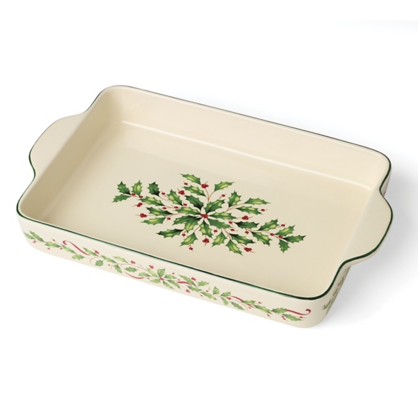 Lenox Holiday Large Rectangular Baking Dish