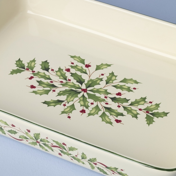 Lenox Holiday Large Rectangular Baking Dish