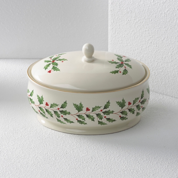 Lenox Holiday Covered Serving Dish