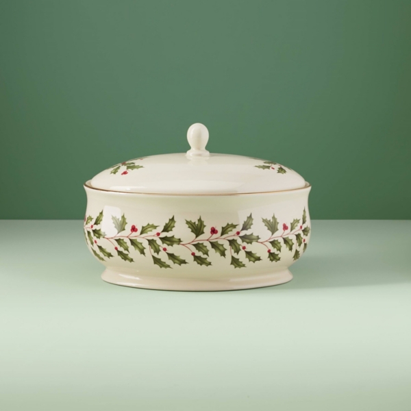 Lenox Holiday Covered Serving Dish