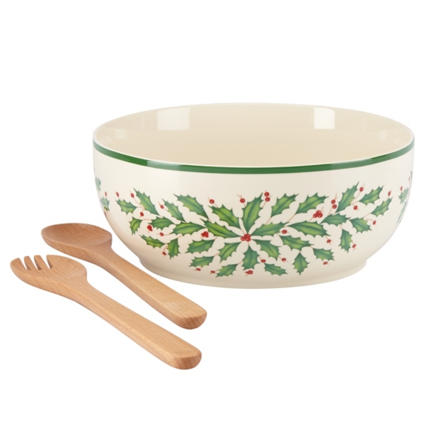 Lenox Holiday Salad Bowl & 2-pc. Server Set