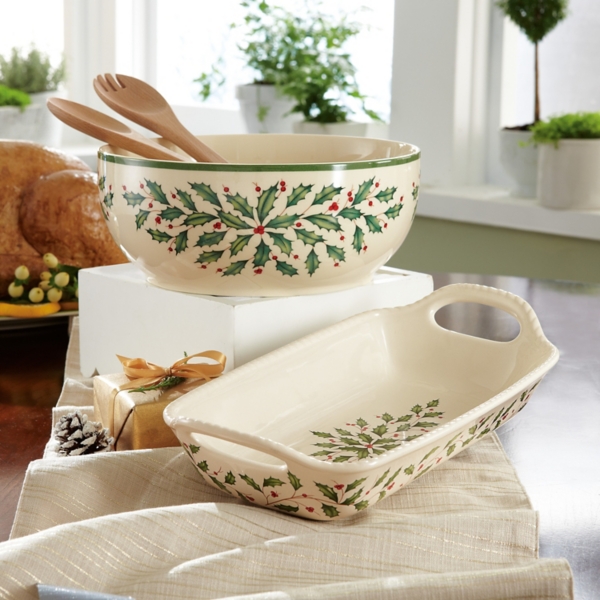 Lenox Holiday Salad Bowl & 2-pc. Server Set