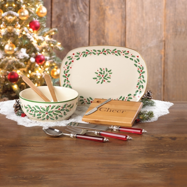 Lenox Holiday Salad Bowl & 2-pc. Server Set