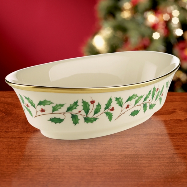 Lenox Holiday Open Vegetable Serving Bowl