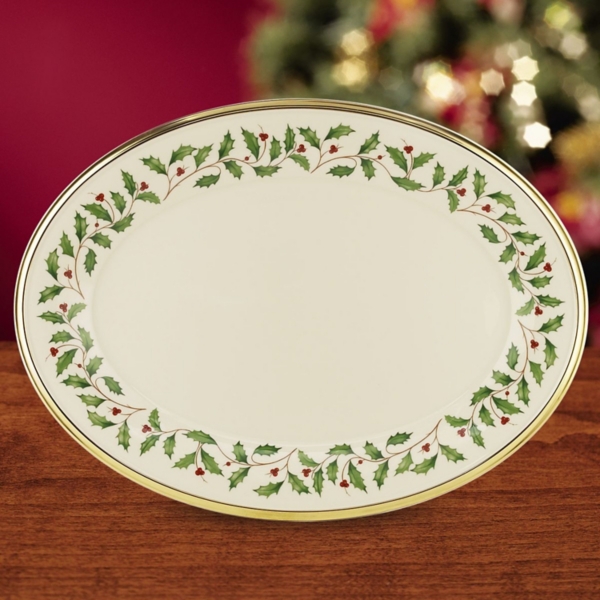 Lenox Holiday Oval Serving Platter