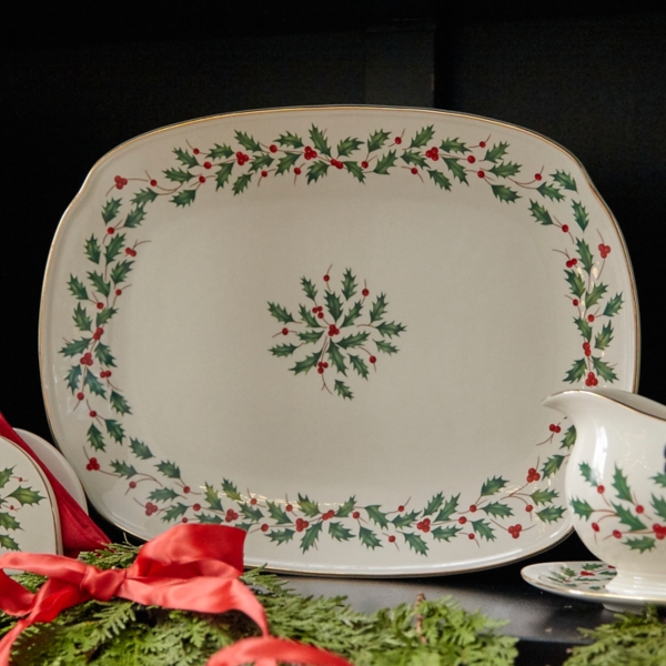 Lenox Holiday Oblong Serving Platter
