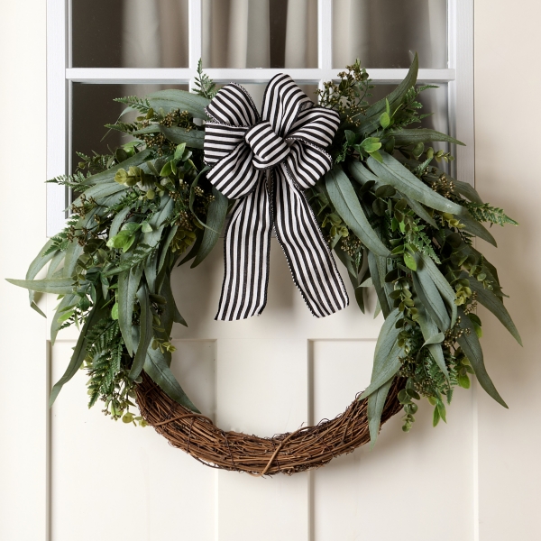 Lambs Ear Coastal Shell Wreath | Kirklands Home