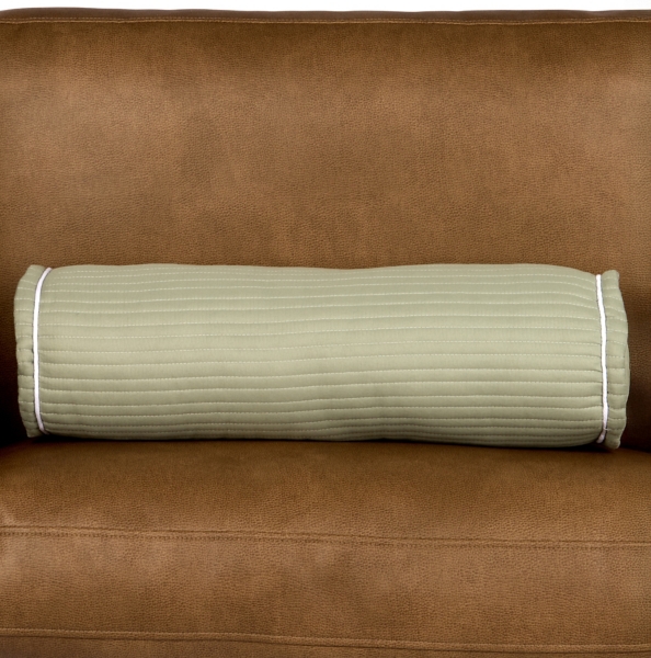 Kirkland's Quilted Bolster Pillow In Green