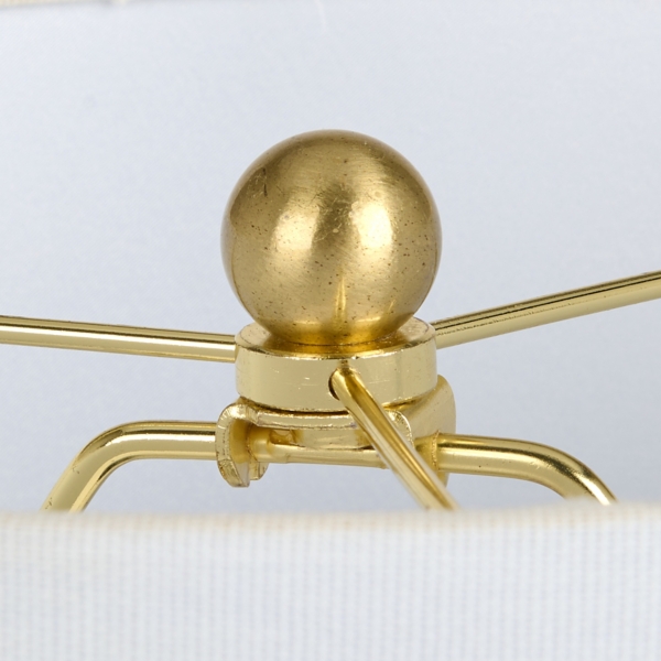 Light Blue Glazed Ceramic Table Lamp