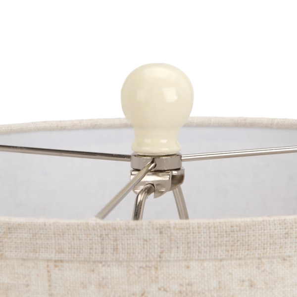 Winnie White Wave Ceramic Table Lamp