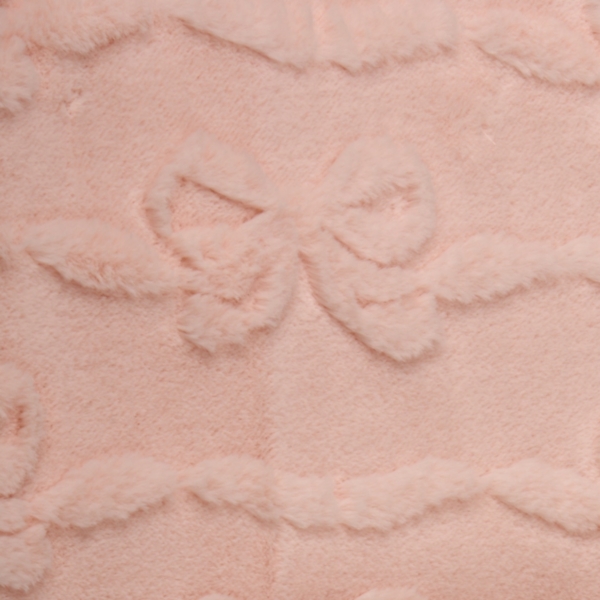 Pink Dimensional Bows Throw