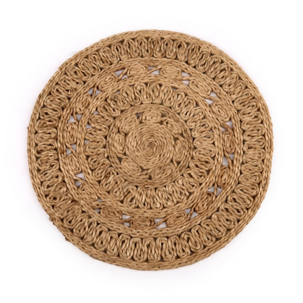 Braided Natural Jute Placemat