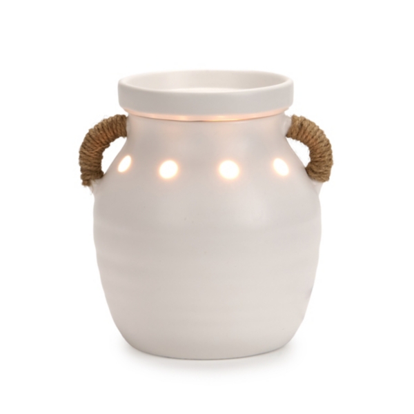 White Ceramic Vase Wax Warmer