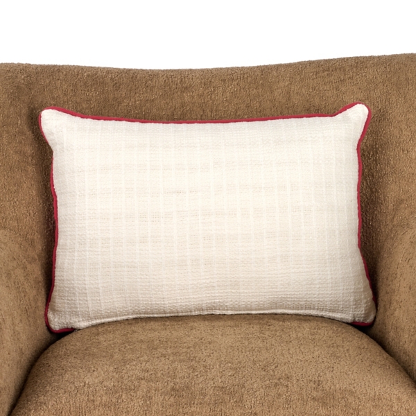 Baseball Stitched Lumbar Pillow