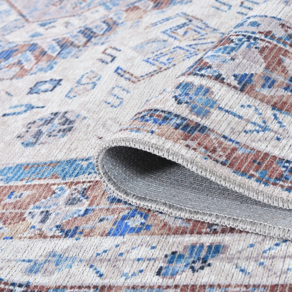 Alaska Medallion Washable Area Rug