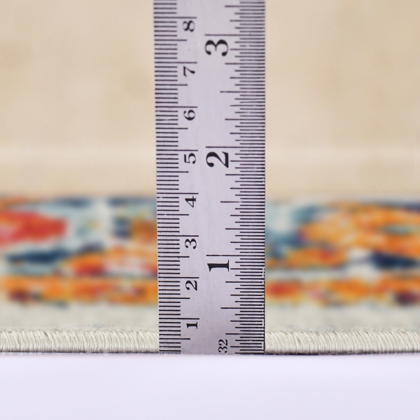 Ivory Alexandria Farmhouse Floral Area Rug